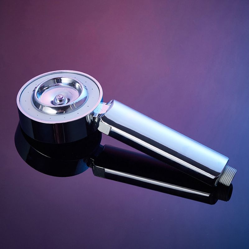 Contemporary Wall Mounted Shower Head Combo Chrome Round Hand Shower