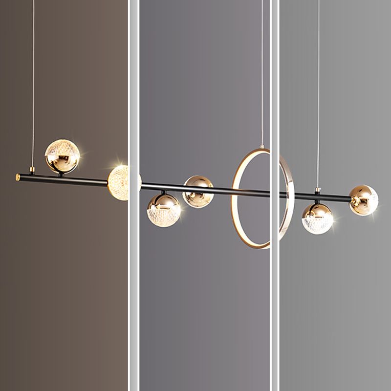 Lámpara de araña de comedor moderno nórdico LED LED SIMPLE LUCHE