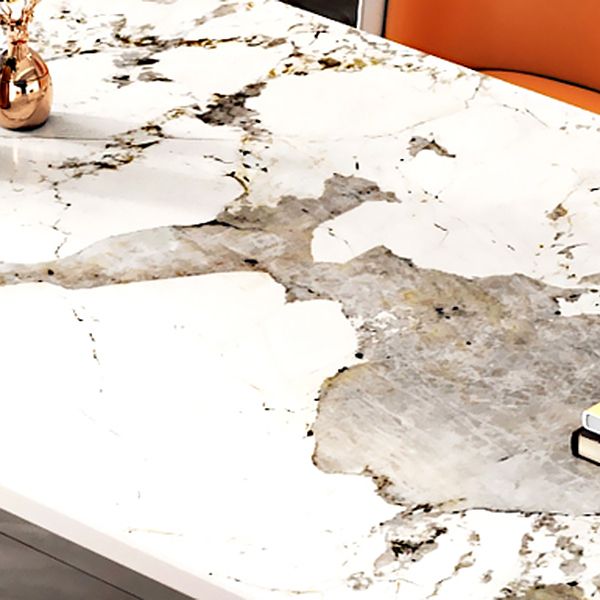 Nordic 1/5/7 Pieces Dining Set Rectangle Stone Dining Table for Kitchen Dining Room