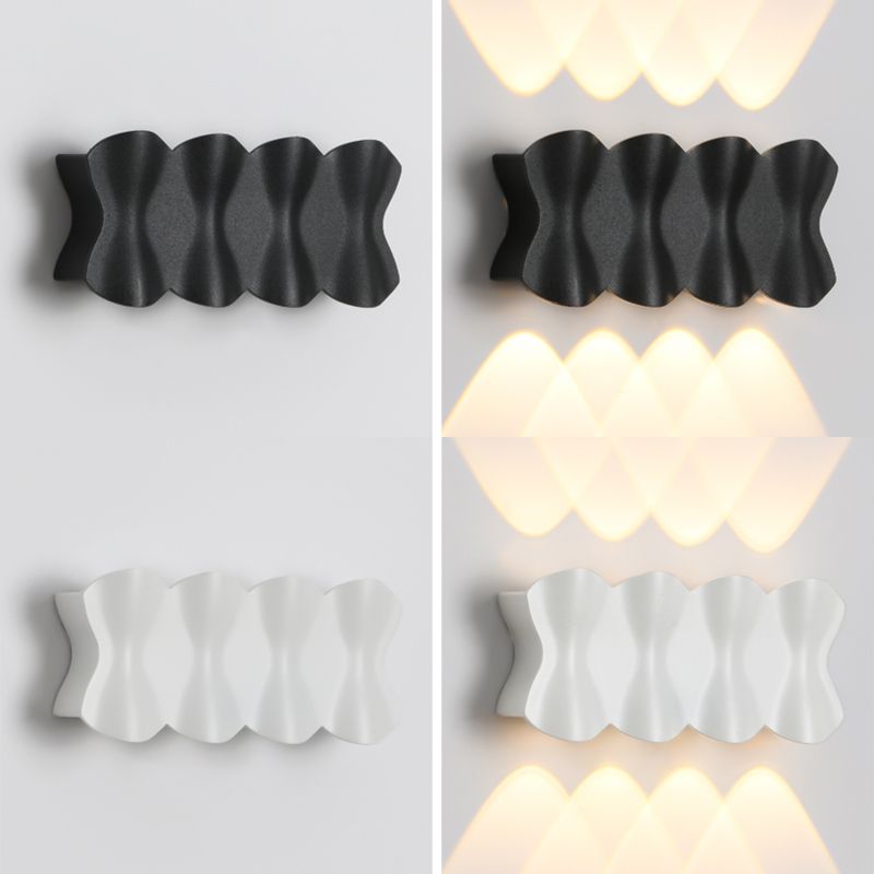 LED Outdoor Wall Mounted Light Modern Minimalism Waterproof Sconce Light for Doorway Courtyard