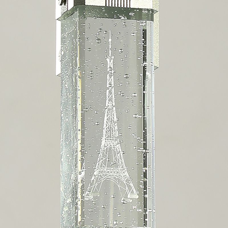 Geometric Hanging Lights Modern Style Crystal Multi Lights Pendant Light Kit