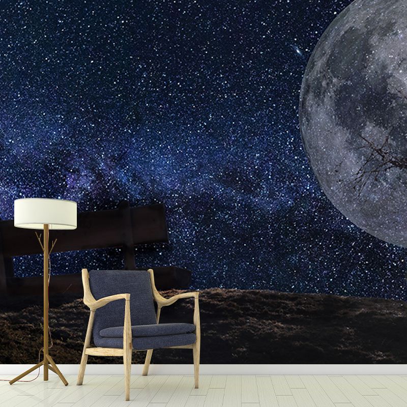 Photography Wall Mural Wallpaper Galaxy Sitting Room Wall Mural