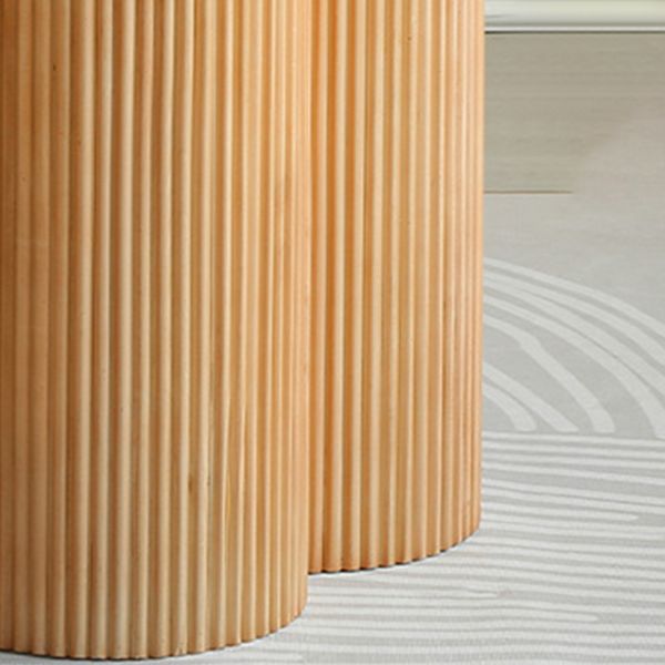 Round Dining Table Set 1/2/5/7 Pcs Pine Solid Wood Dining Table and Chairs