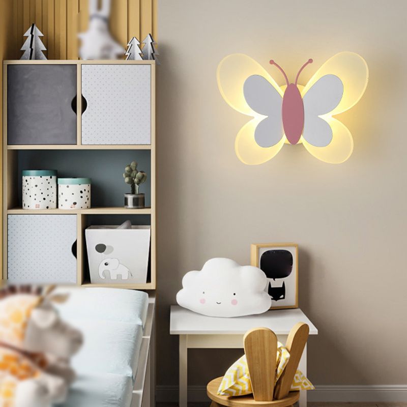 Modern Style Metallic Wall Light Creative LED Wall Light Sconce for Kids' Room