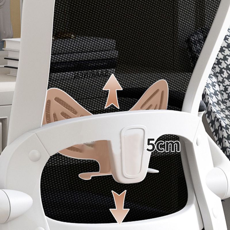 Removable Arms Desk Chair Tilt Mechanism No Distressing Ergonomic Chair without Wheels