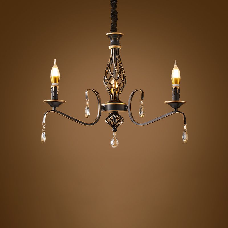 Pendants suspendus en métal lampes suspendues traditionnelles pour le salon