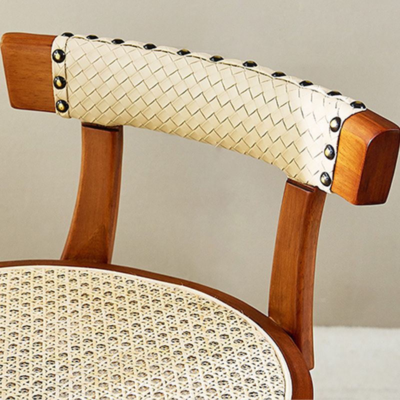 Solid Wood Bar Stool Modern Armless Sitting 28-inch Bar Stool