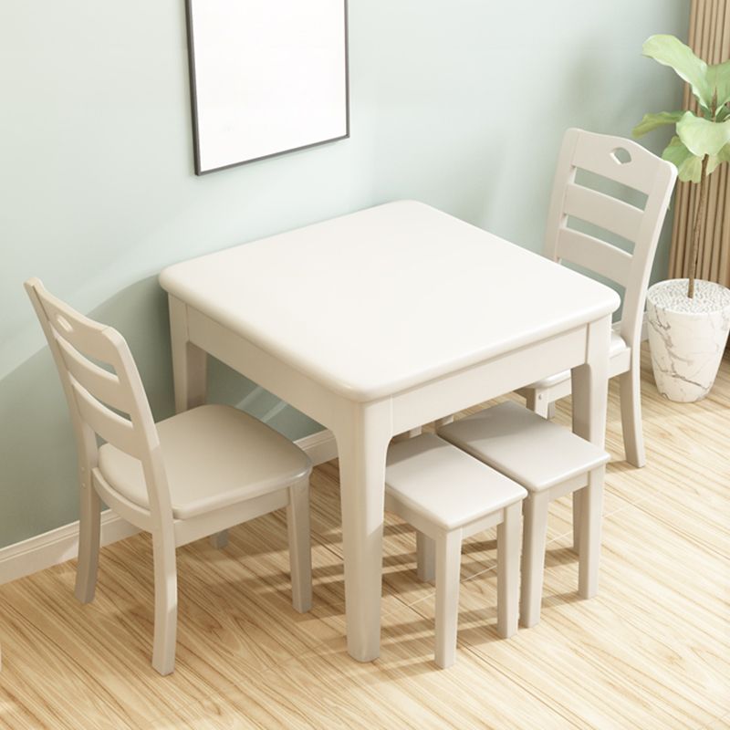 Modern Style Solid Wood Furniture 3/5/ Pcs Dinette Table with Dining Chair