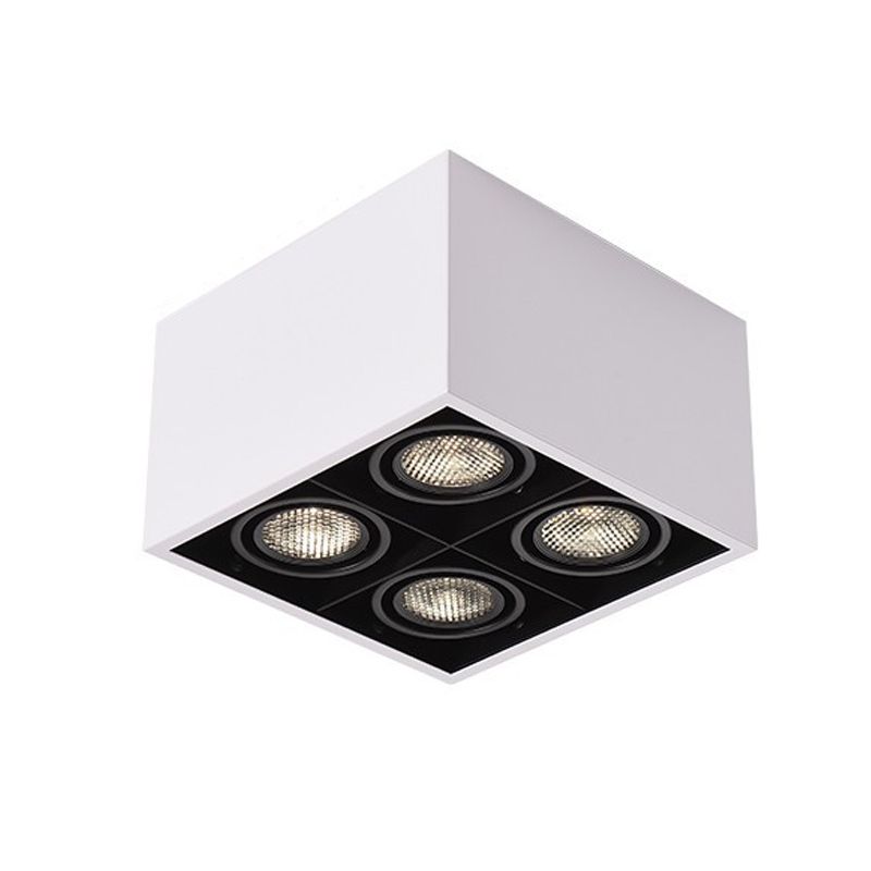 Modern Flush Mount Ceiling Fixture 4 Light Flush Ceiling Light for Living Room