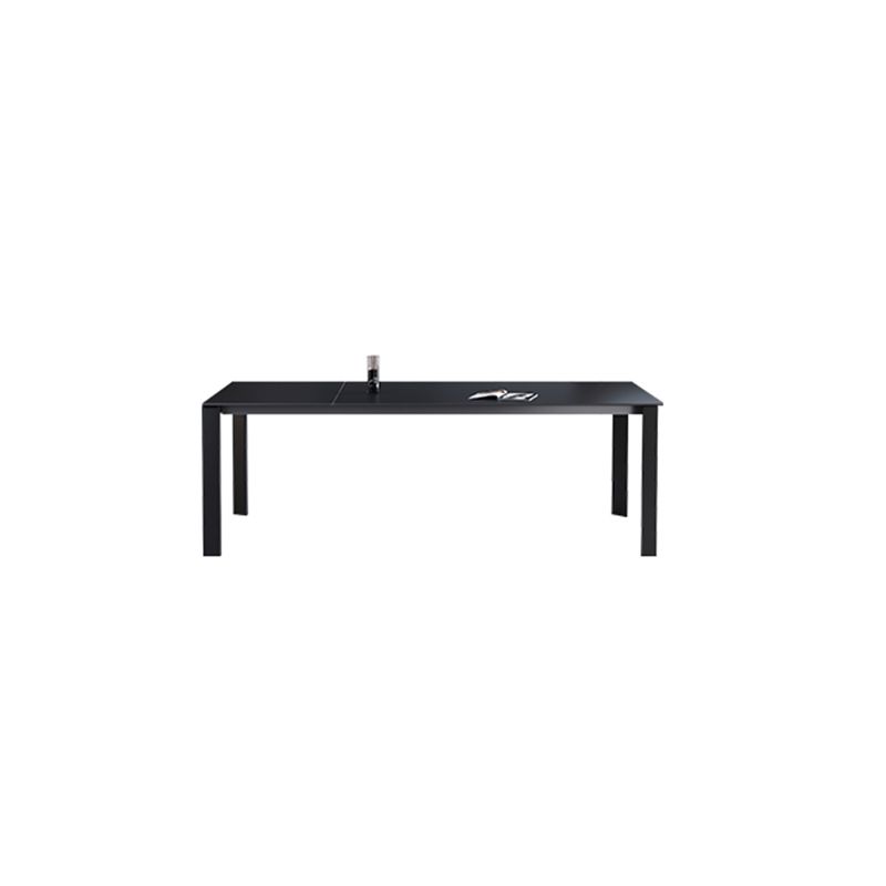 5/7/9 Pcs Modern Stone Rectangle Shape Dinette Table with Armless Chair