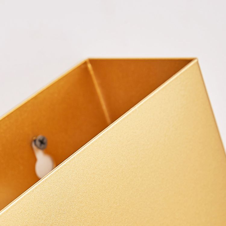 Modern Style Metal Wall Light Geometric 2 Lights Wall Washer for Living Room