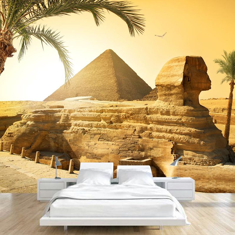 Whole Modern Wallpaper Mural Pastel Great Pyramid of Giza at Dusk Wall Covering, Custom-Printed