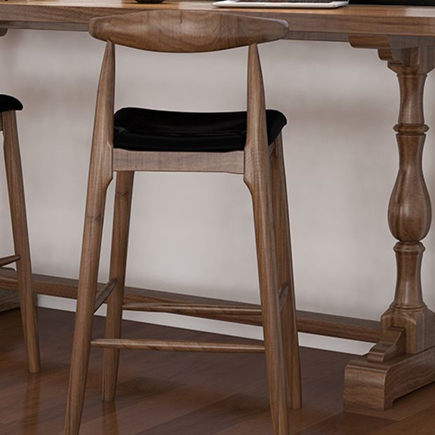 Brown 1/2/3 Pieces Pub Dining Set Solid Wood Table and Stool Set