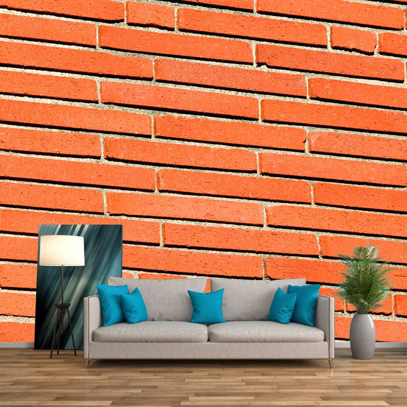 Industrial Style Brick Wall Mural Wallpaper for Theme Restaurant, Personalized Size