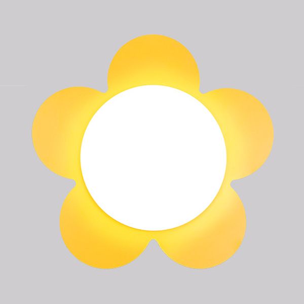 Acrylique Blossom LED Ceiling Mount Light Room Kindergarten Simple Style Modern Ceiling Lamp