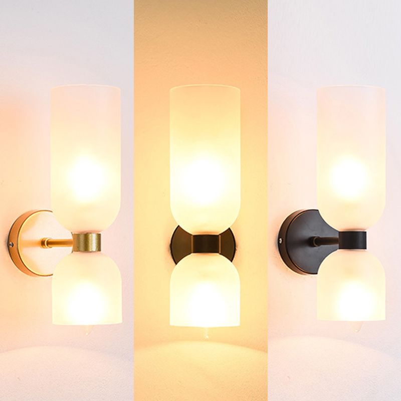 Moderne Einfachheit mit Sandglaswand montiertes Leuchtenleuchten Glasmontage Leuchte für Wohnzimmer