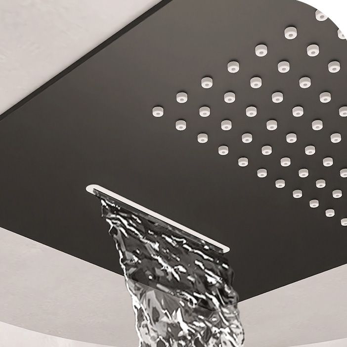 Modern Shower System Brass Slide Bar Included Adjustable Shower Head Shower Combo