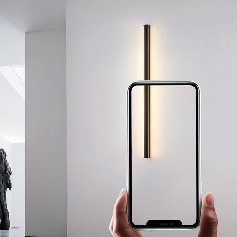 Forme linéaire Murale Murce MODERNE STYLE MODERNE 1- Éclairage mural léger en noir