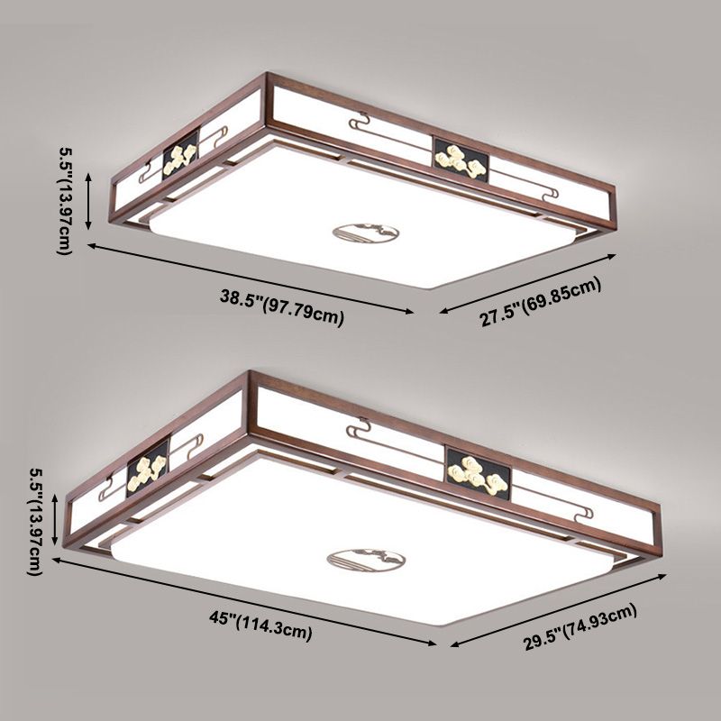 Modern Flushmount Ceiling Lamp 1-Light Living Room Flush Mount Light Fixture with Acrylic Shade