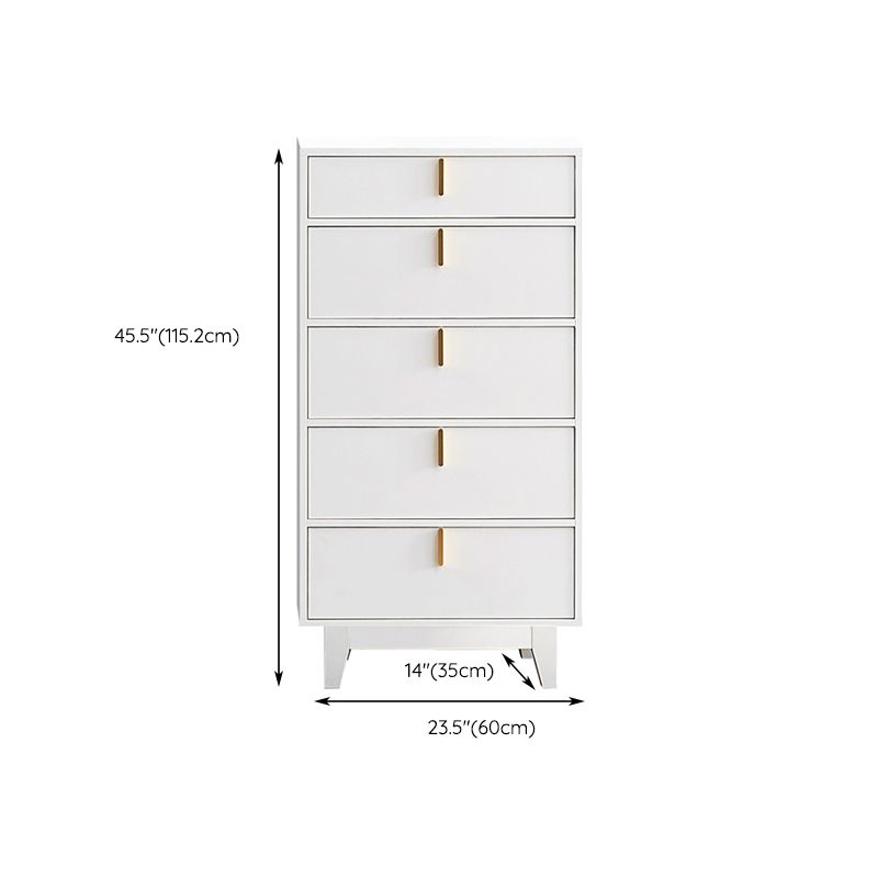 13.65-inch Width Storage Chest Contemporary Dresser with 3/4/5 Drawers