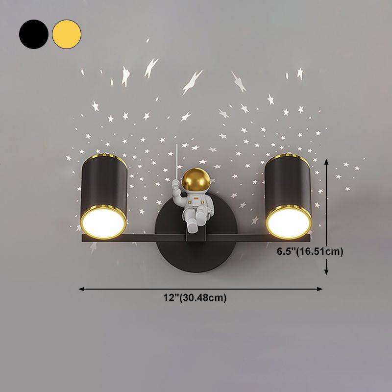 Astronauta Starry Wall Sconce Light Style's Children's Style LED Monted Light