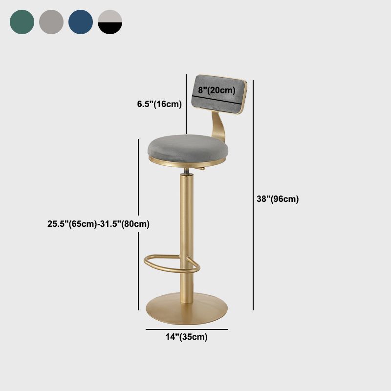 Glam Bar Stool and Table Set 1/2/3 Pcs Sintered Stone Bar Table with Adjustable Bar Stool