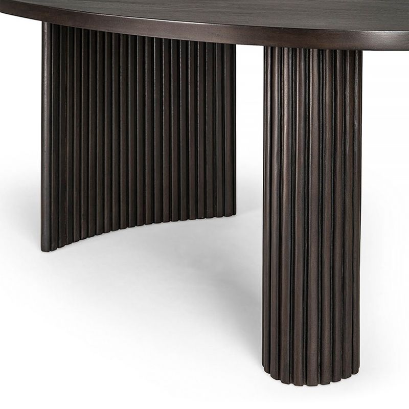 3 Legs Bunching Tables Solid Wood Geometric Coffee or End Table