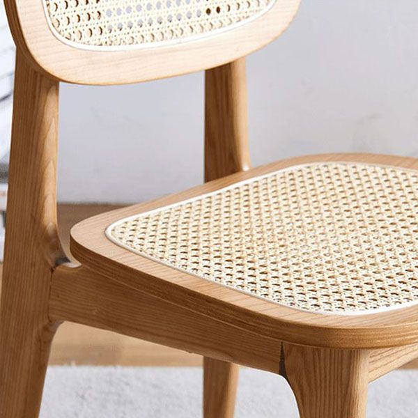 Modern Side Dining Chairs Ash Wood Dining Chairs for Dining Room