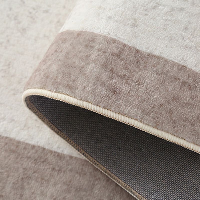 Block Rug Indoor Rug Machine Washable Stain Resistant Non-Slip Backing Rug for Living Room