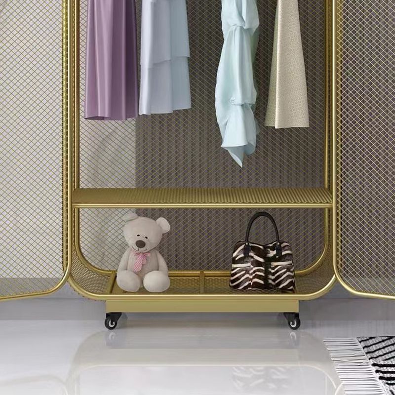 Modern Style Wardrobe Closet Metal Wardrobe Cabinet for Bedroom