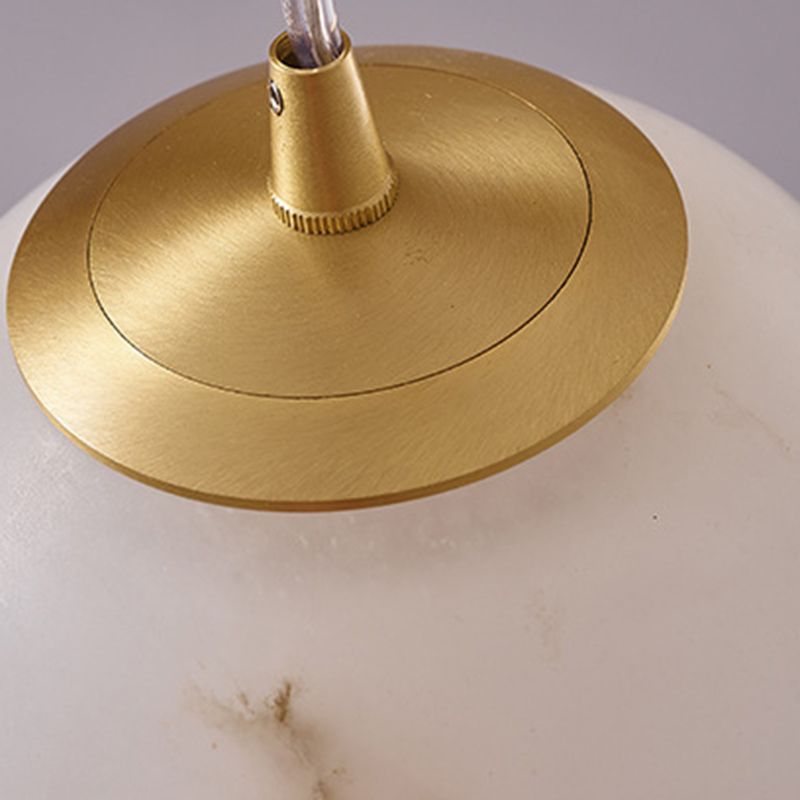 Suspension Pendant Light Simplicity Stone Bedroom Hanging Ceiling Light