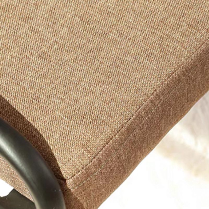 Upholstered Dining Chairs Open Back Dining Chairs with Metal Legs