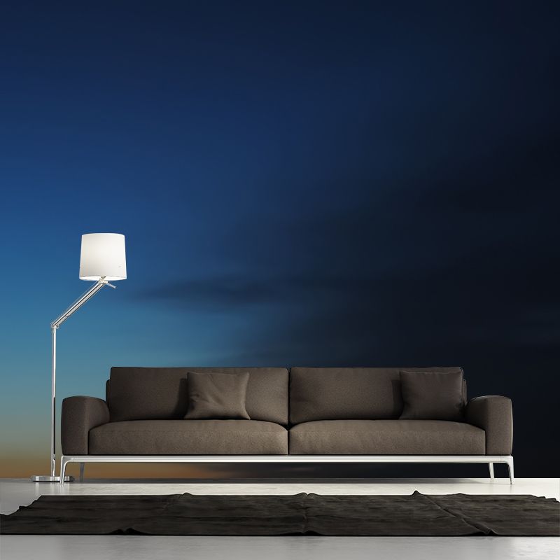 Photo Print Night Sky Mural Wallpaper Non-Woven Modern Wall Covering for Living Room