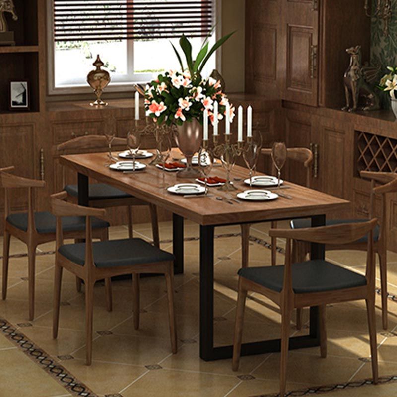 Industrial 1/2/7 Pieces Dining Set Wood Dining Furniture for Shop