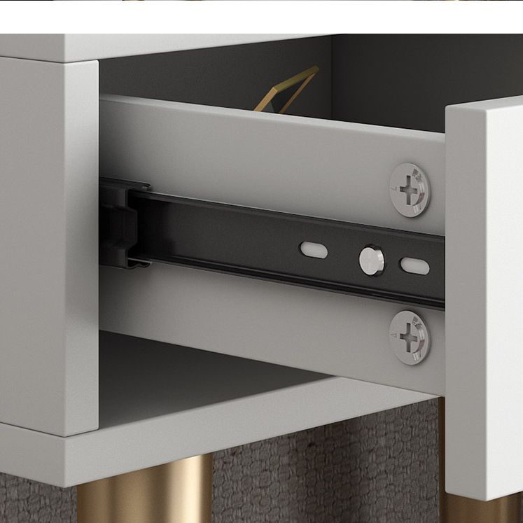 29.5" Height White Wood Top Make-up Vanity with 2 Drawer for Bedroom