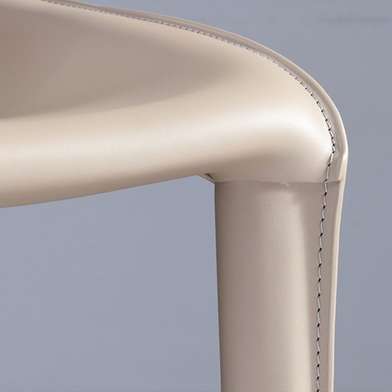 Contemporary Upholstered Dining Chairs Faux Leather Dining Room Chair