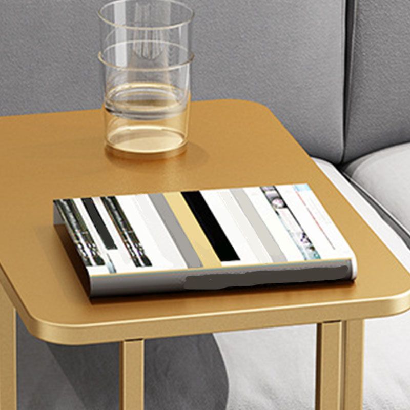Medieval Modern Style Rectangular Metal Table Frame Side Table