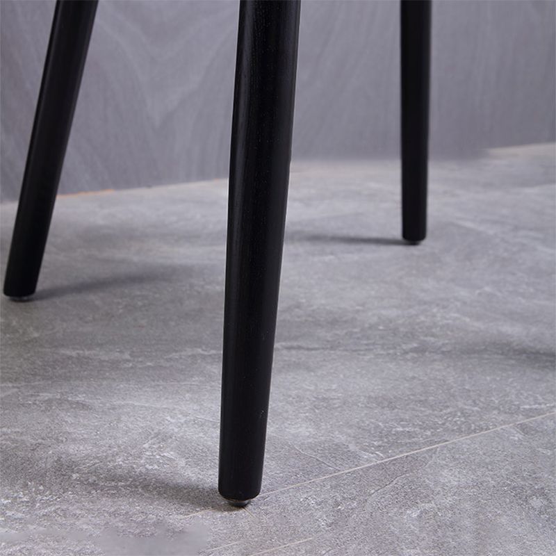 Modern Side Chair Solid Wood Open Back Dining Chair for Home