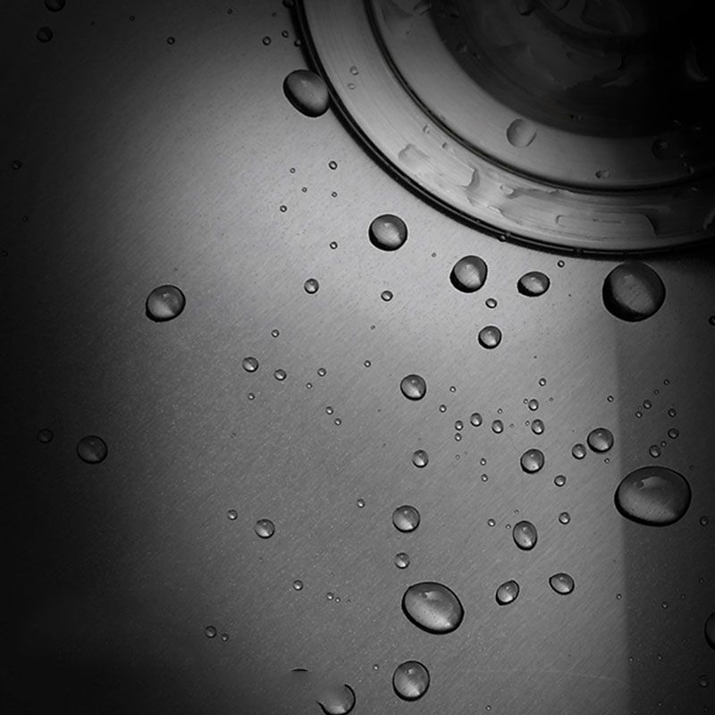 Modern Kitchen Sink Rectangular Stainless Sink with Kitchen Pull-out Faucet