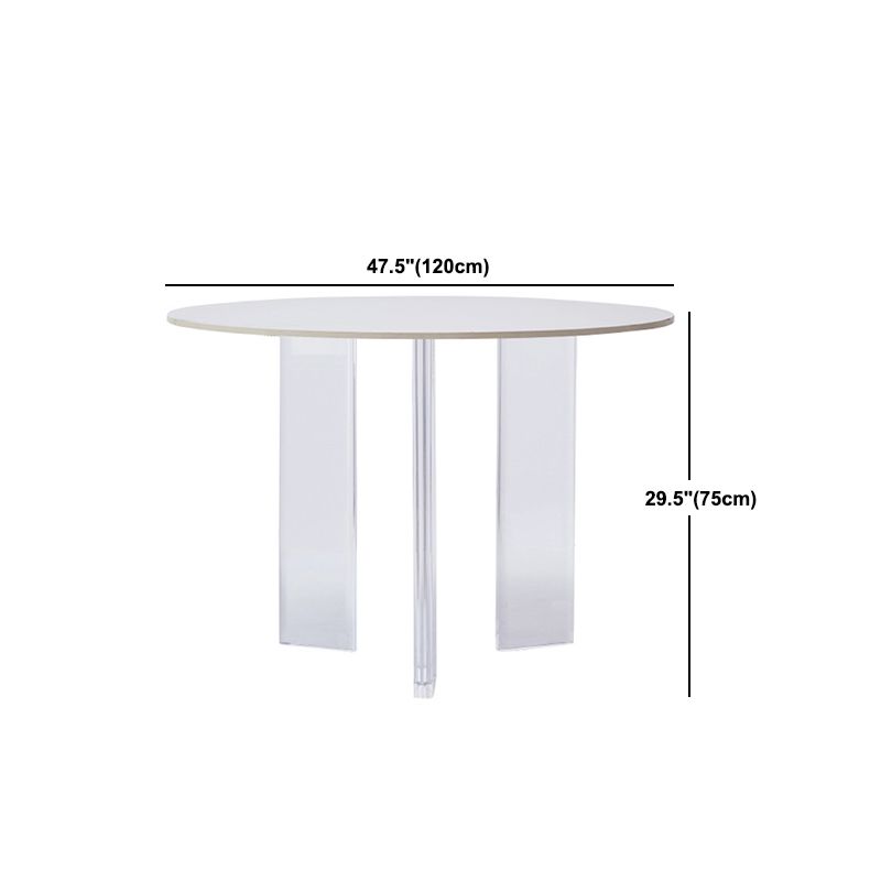 Modern 1/3 Pieces Dining Set Round Stone Dining Table for Dining Room Kitchen