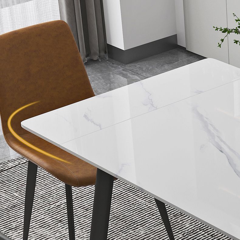 Contemporary 1/4/5/7 Pieces Dining Set Rectangle Dining Table Set with 4 Legs