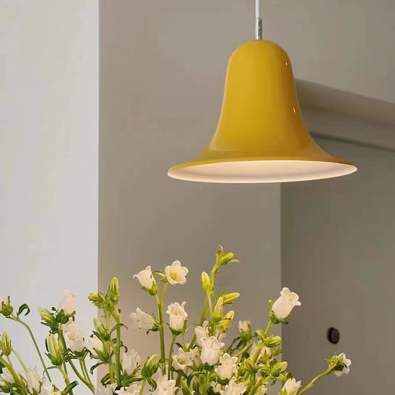 Metal Hat Shape Hanging Pendant Light Minimalist Suspension Pendant Light
