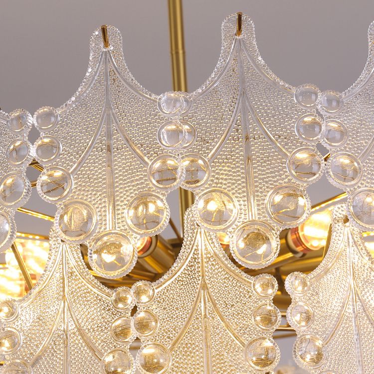 Nordic Glass Ceiling Light Simple Flush Mount Light Fixture for Sitting Room