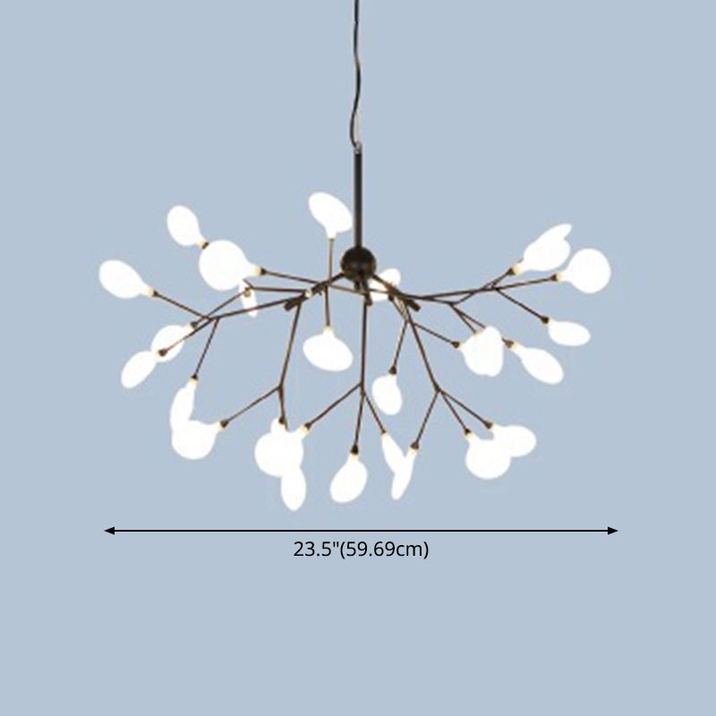 Metal Branches Ceiling Pendant Light Contemporary Style LED Suspended Lighting Fixture