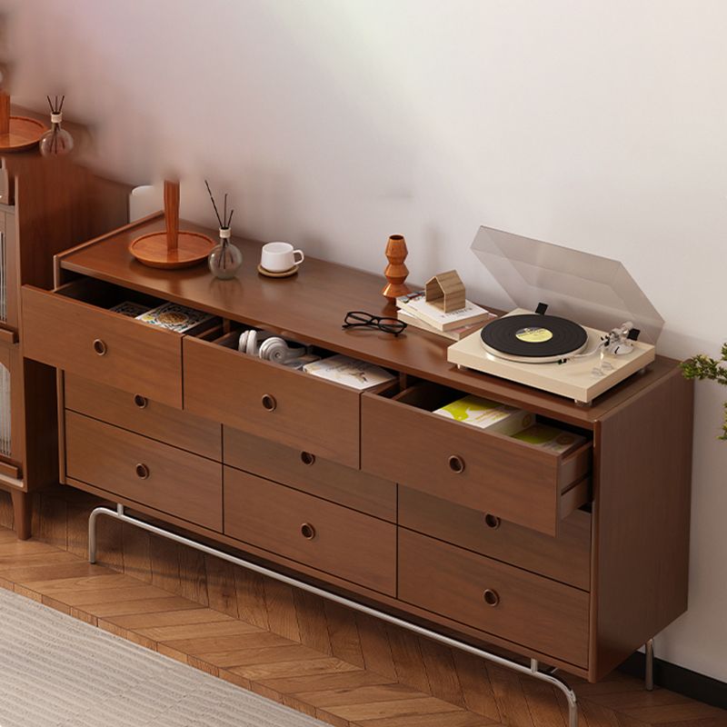 Modern Dresser Solid Wood Storage Chest Dresser with 5/6/9 Drawers