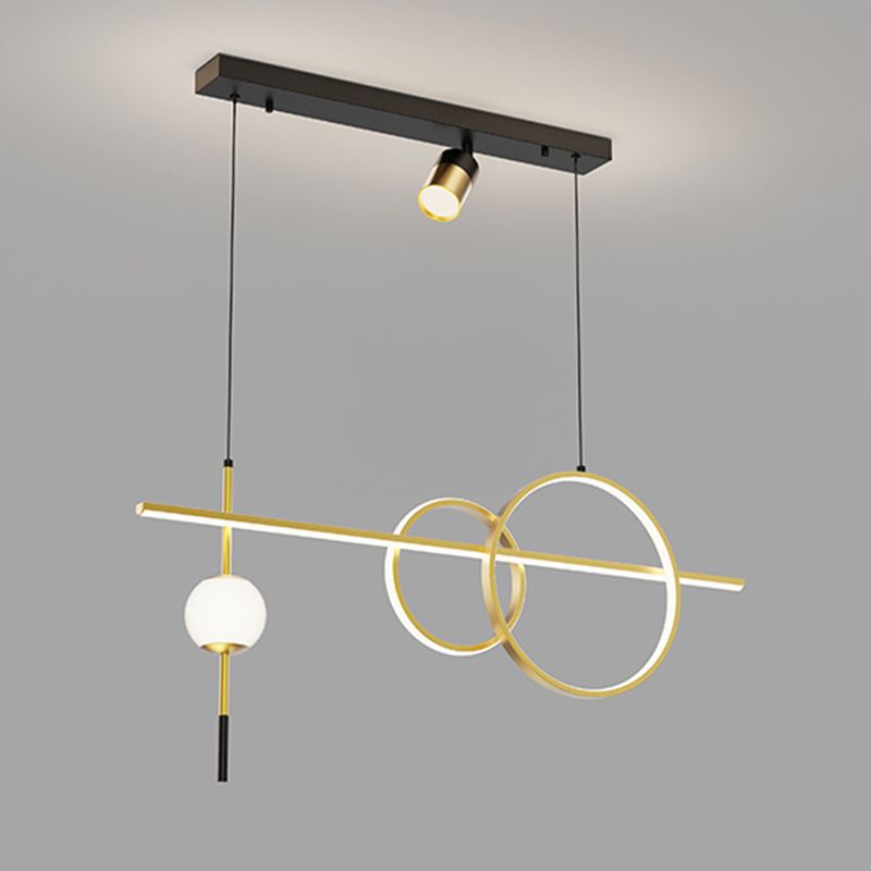 Nuova lampada a sospensione in metallo a LED LINEAD LED LED LAD per sala da pranzo