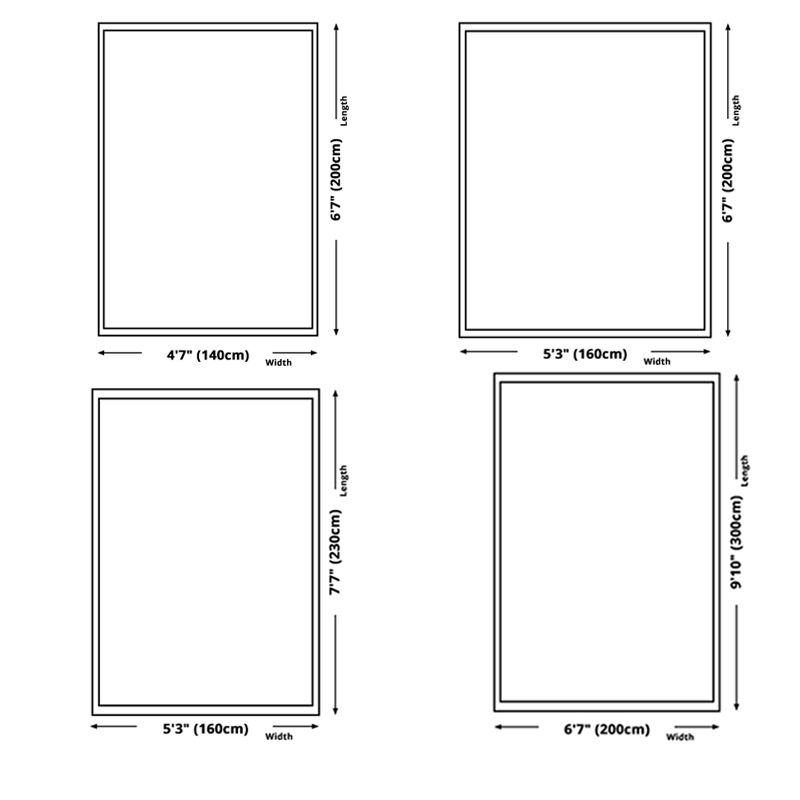 Brown Streak Indoor Rug Polyester Casual Rug Non-Slip Backing Rug for Drawing Room