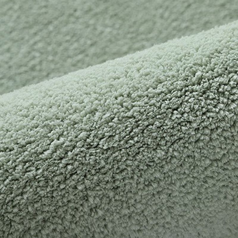 Villus Solid Color Rug Living Room Rectangle Shape Carpet Polyester Washable Area Rug