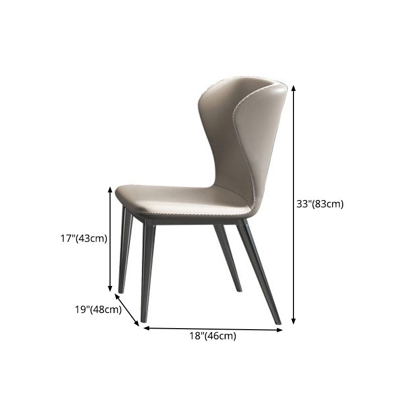 1/4/5/7 Pieces Dining Set Modern Sintered Stone Dining Table and Leather Chairs Dining Set