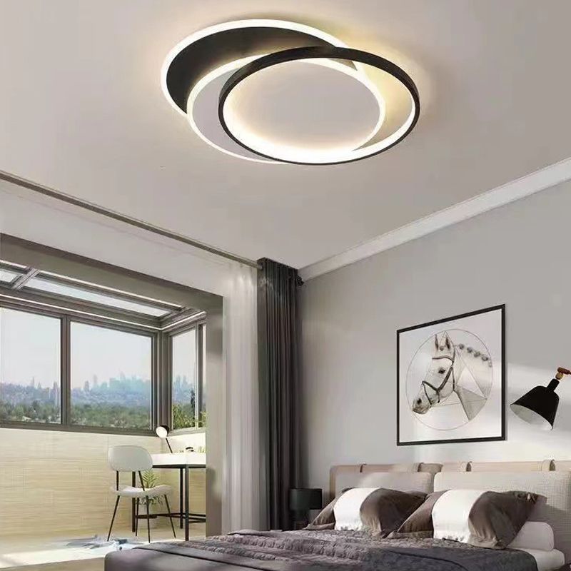 Metalen Geometrisch Plafond Lamp Armatuur Moderne Stijl LED Plafond Mount Light Fixture